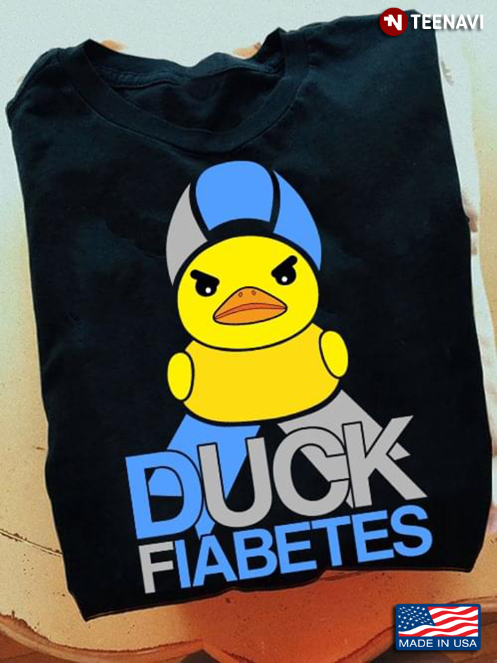 Cute Yellow Duck Fiabetes Diabetes Awareness