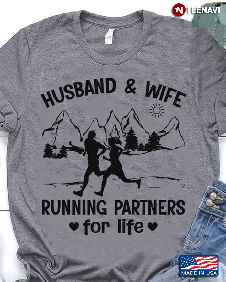 Husband and Wife Running Partners for Life