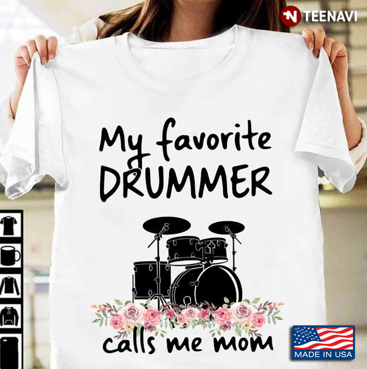 My Favorite Drummer Calls Me Mom Floral Design