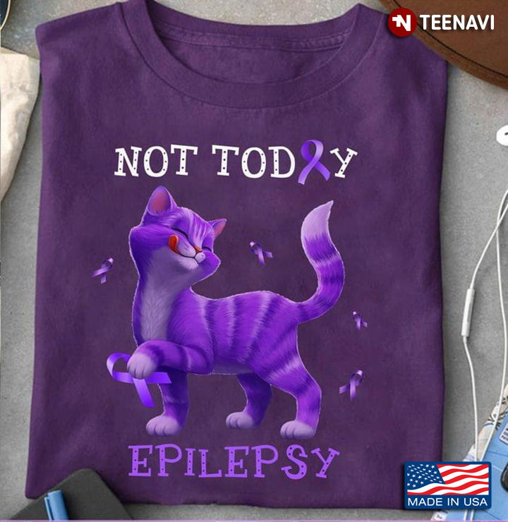 Purple Cat Not Today Epilepsy