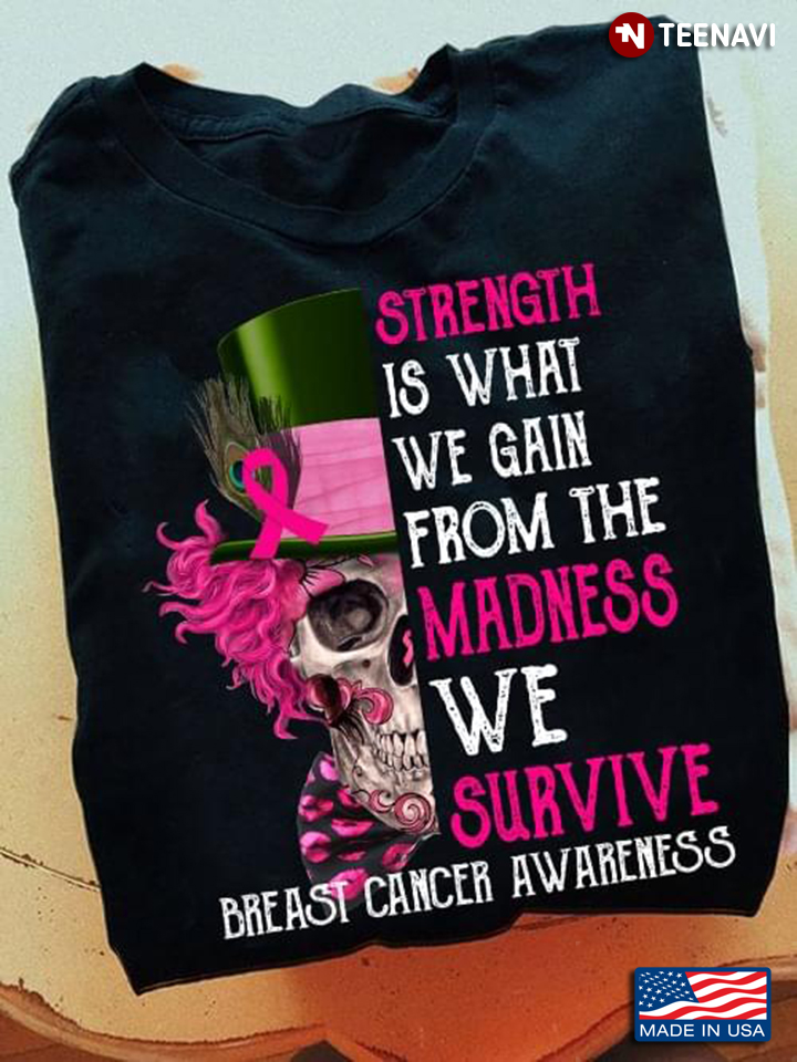 Skull Strength is What We Gain From The Madness We Survive Breast Cancer Awareness