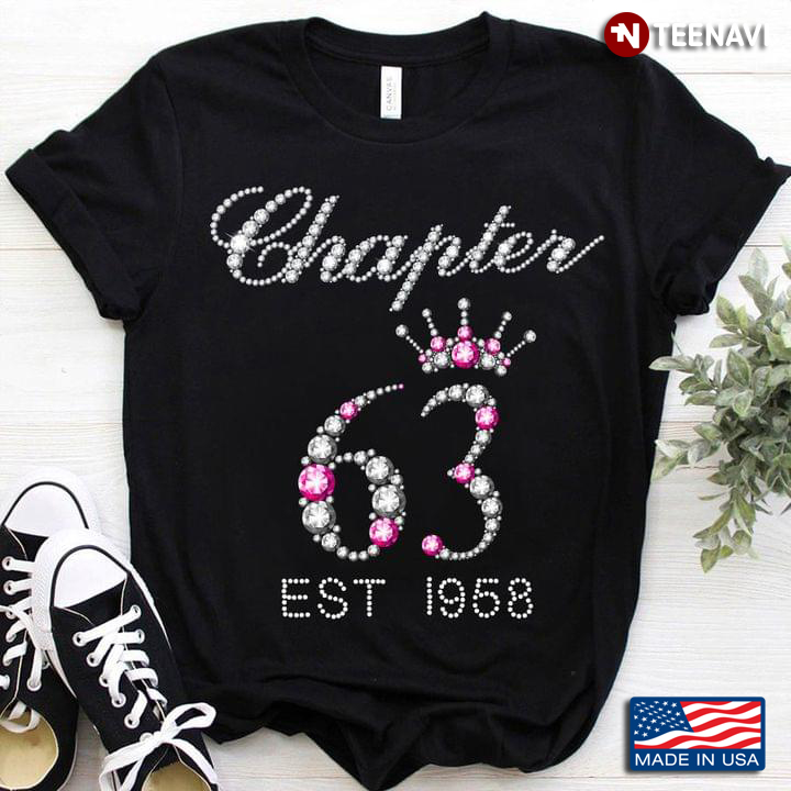 Diamonds Chapter 63 EST 1958 Birthday Gift for Woman