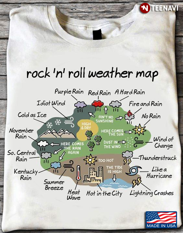 Rock ‘N’ Roll Weather Map