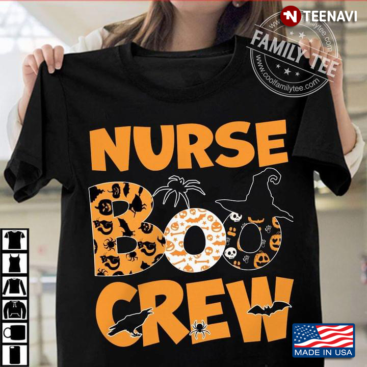 Halloween Nurse Boo Crew Funny for Nurse