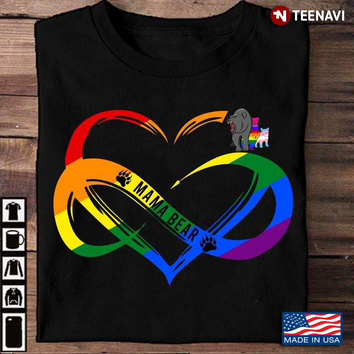 LGBT Infinitive Heart Love Mama Bear