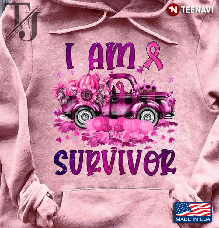 I Am Survivor The Pumpkins Car Breast Cancer Awareness