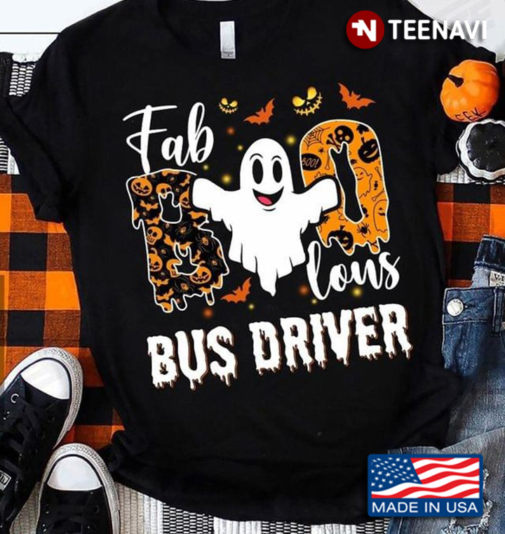 Fab Boo Lous Bus Driver Happy Halloween