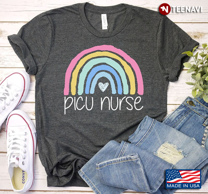 Picu Nurse The Pediatric Intensive Care Unit Nurse Rainbow Heart New Version