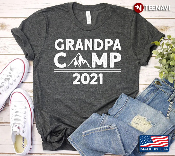 Grandpa Camp 2021 for Camp Lover Funny Gifts for Grandpa