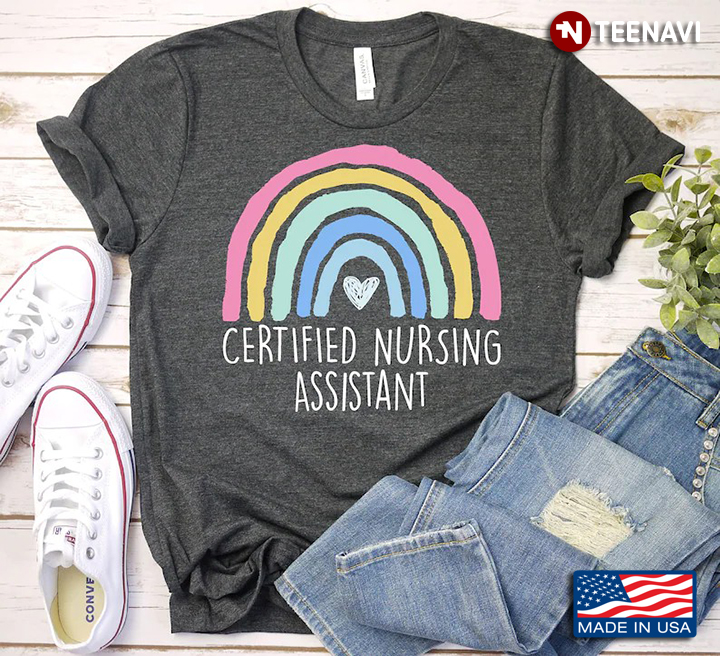 Certified Nursing Assistant Rainbow Funny Gifts for Nursing Assistant