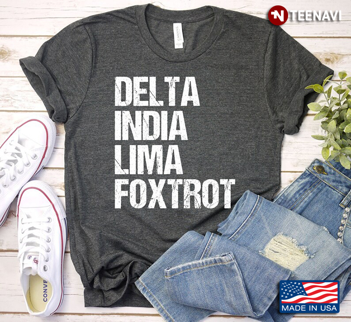 Delta India Lima Foxtrot Military Alphabet Patriotic