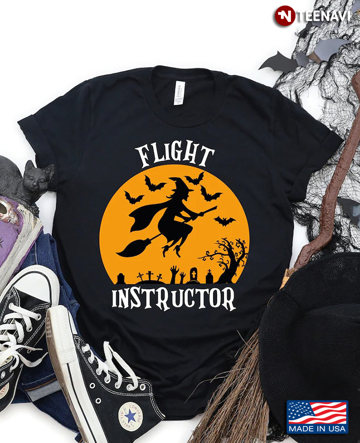 Flight Instructor Witch Cool Design for Halloween