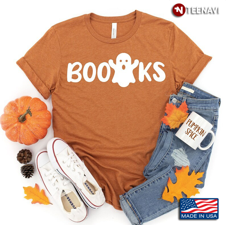 Books Boo Book Lover for Halloween