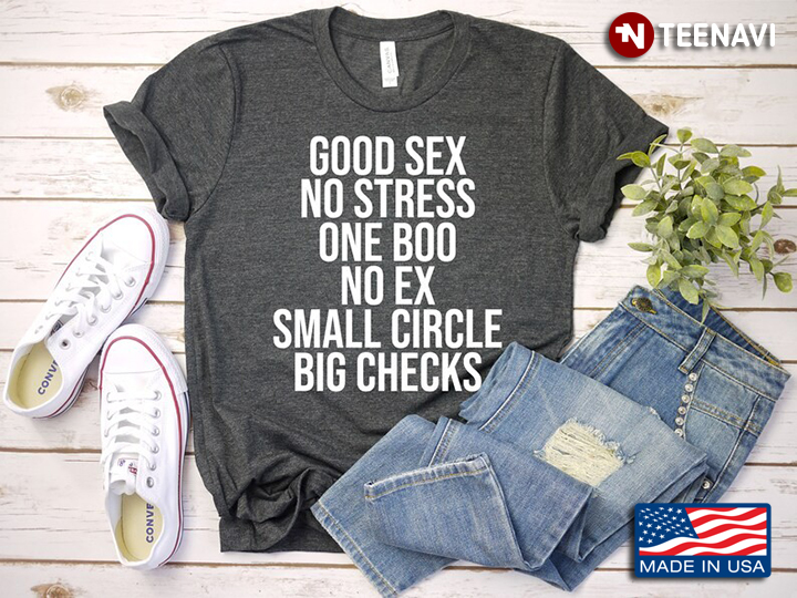 Good Sex No Stress One Box No Ex Small Circle Big Checks