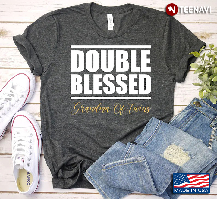 Double Blessed Grandma Of Twins Funny Gifts for Grandma