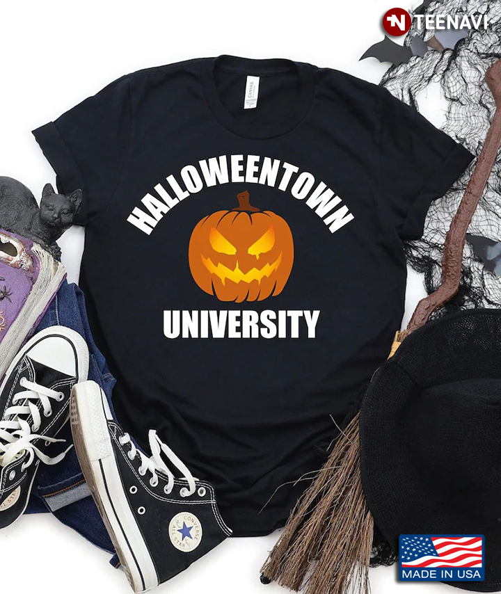 Halloweentown University Pumpkin Funny Design for Halloween
