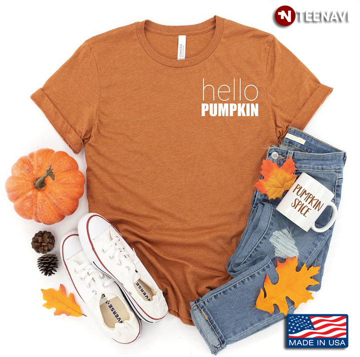 Hello Pumpkin Fall Autumn Lover for Halloween