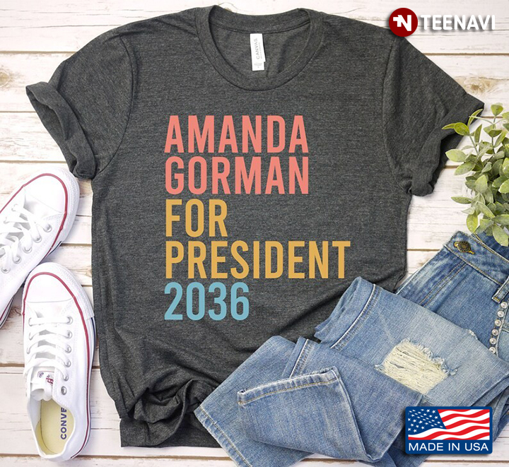 Amanda Gorman For President 2036 Funny Design