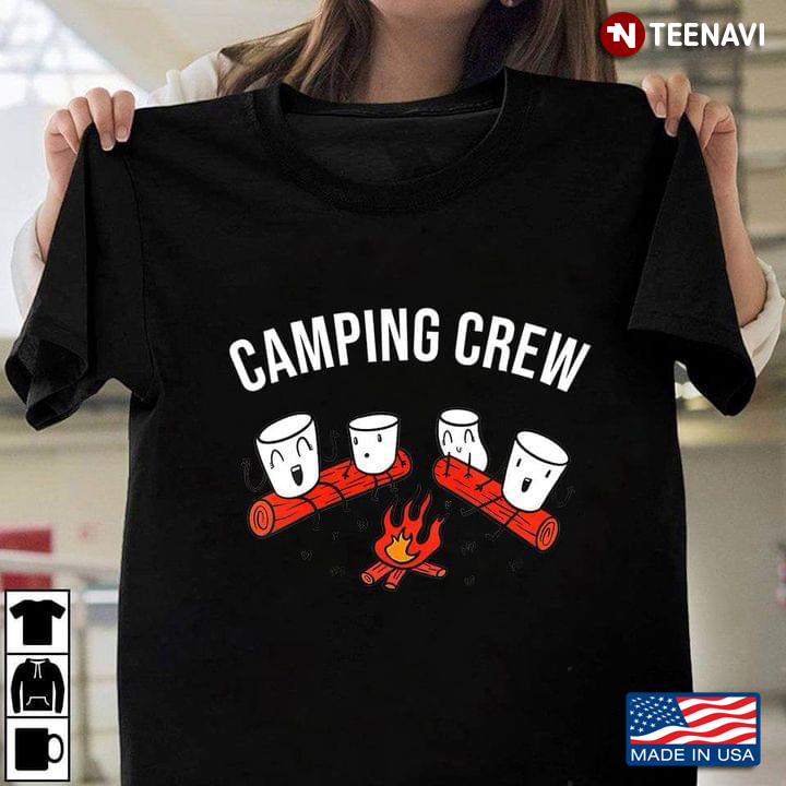 Camping Crew Campfire Drinking for Camp Lover