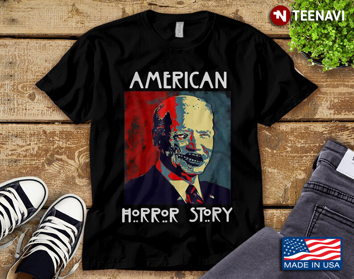 American Horror Story Joe Biden Zombie Funny Anti Biden Funny Design