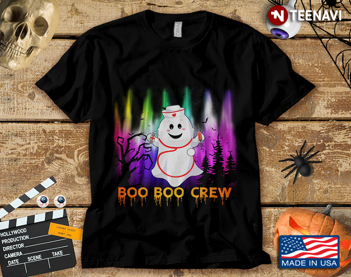 Boo Boo Crew Nurse Ghost Halloween Funny Gifts for Nurse T-Shirt