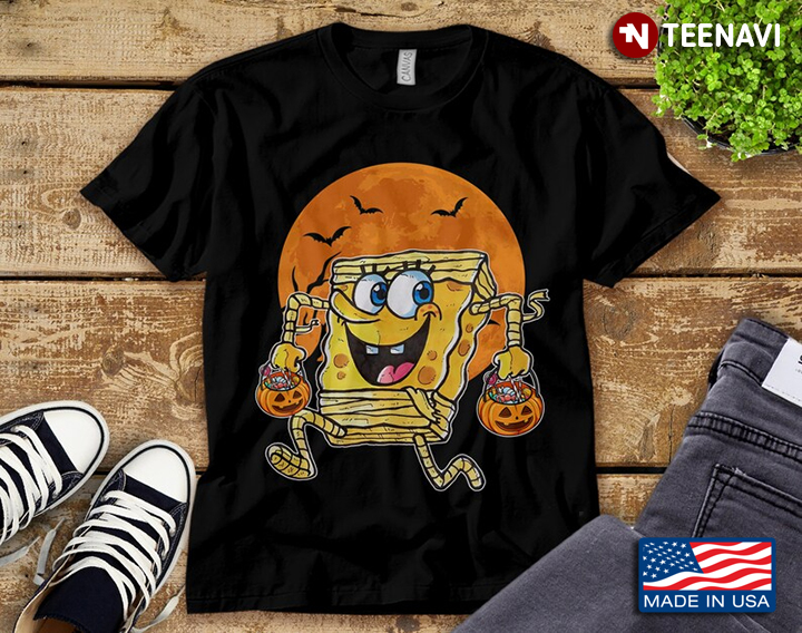 SpongeBob SquarePants Mummy With Jack O’ Lantern for Halloween