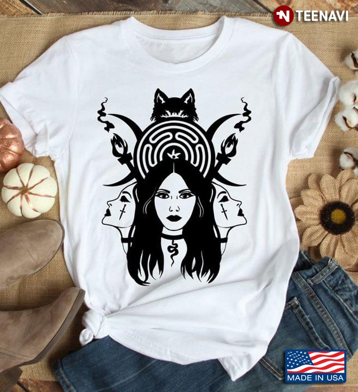 Triple Goddess Witches Cool Design for Halloween