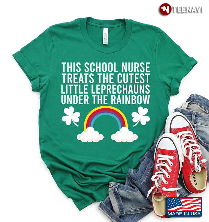 This School Nurse Treats The Cutest Little Leprechauns Under The Rainbow for St Patrick's Day