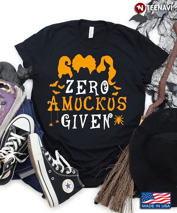 Zero Amuckus Given Hocus Pocus for Halloween T-Shirt