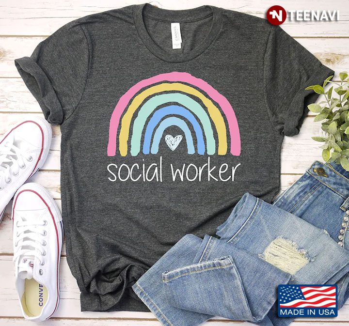 Social Worker Boho Rainbow Gifts for Social Worker