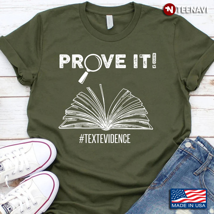 Prove It Text Evidence Funny Reading Teacher Gifts for Teacher