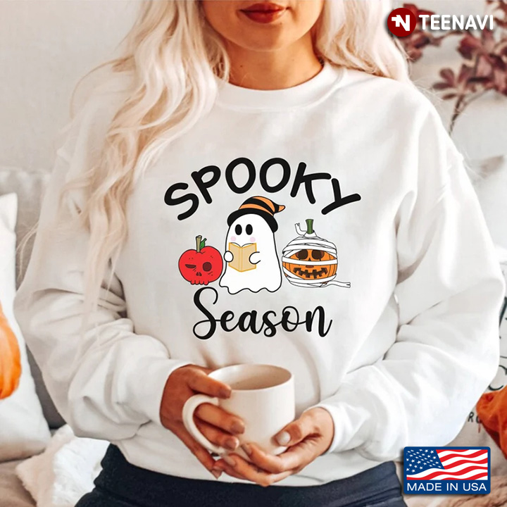 Spooky Season Boo With Jack O' Lantern Mummy for Halloween