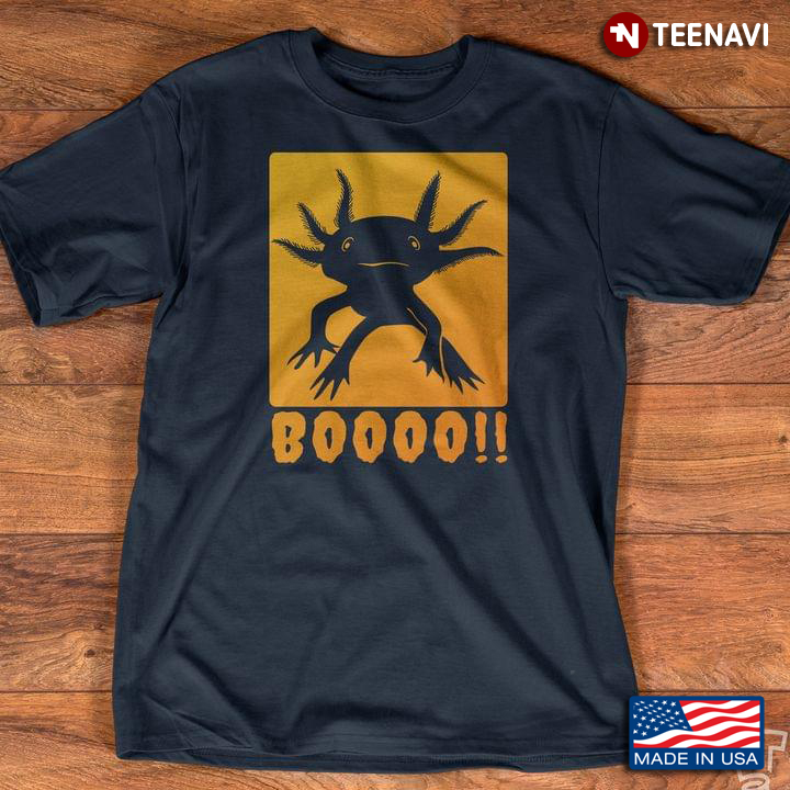 Boooo Axolotl Funny Design for Animal Lover