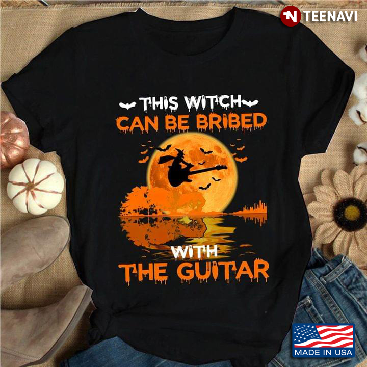This Witch Can Be Bribed With The Guitar for Halloween