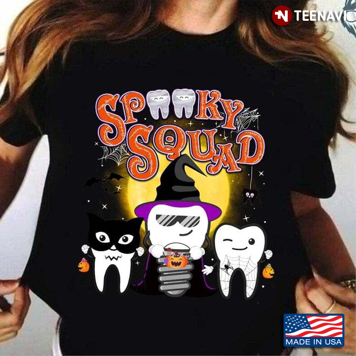 Spooky Squad Teeth In Halloween Costumes for Halloween