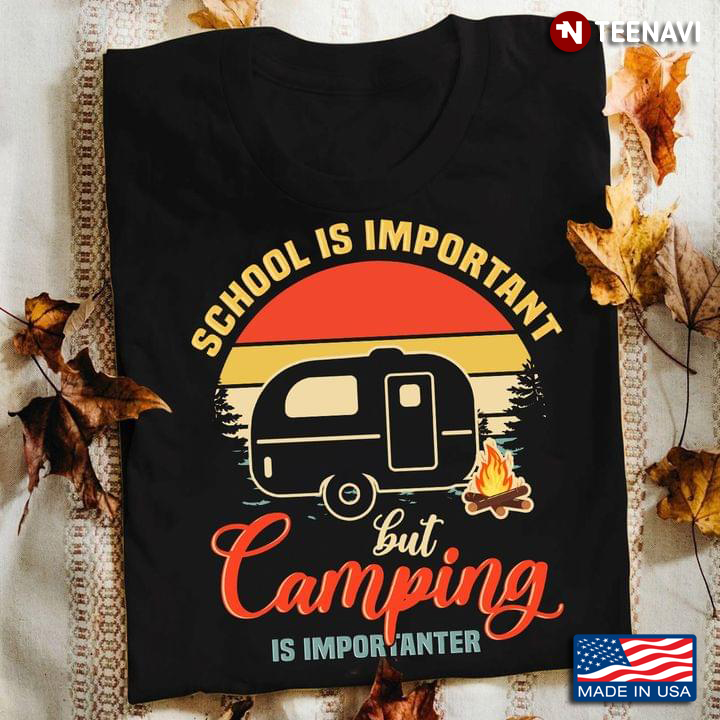 Vintage School Is Important But Camping Is Importanter for Camp Lover