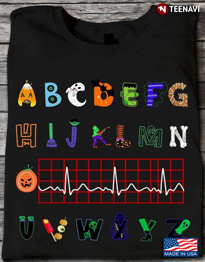 Nurse Alphabet Halloween Funny Gifts for Nurse T-Shirt