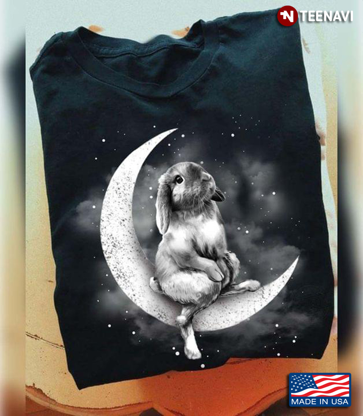 Rabbit With The Night Moon for Animal Lover