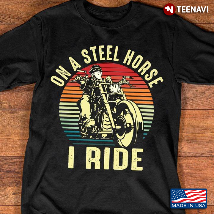 On A Steel Horse I Ride Skull Version