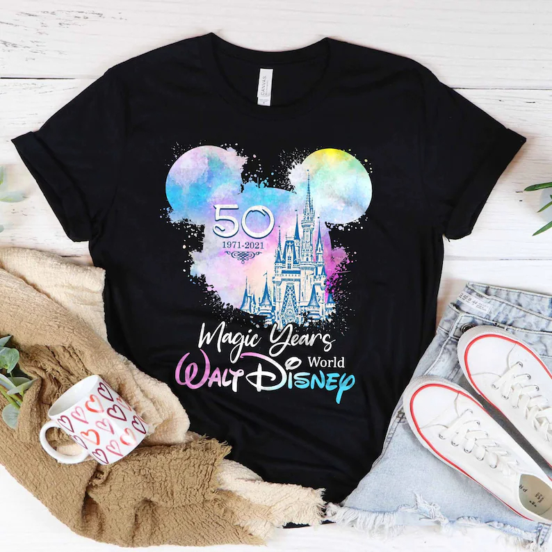 Mickey Ears Disney World 50th Anniversary 1971-2021 - 50th Anniversary Magic Kingdom Disneyland