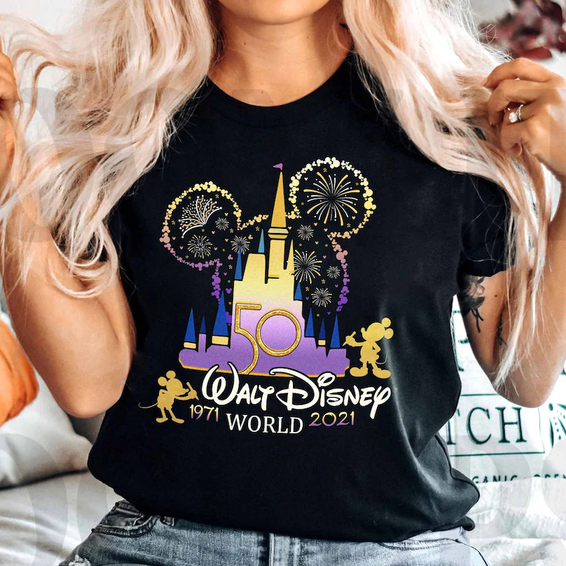 Magic Kingdom Disneyland Firework Mickey Ears Disney World 50th Anniversary 1971-2021 - 50th Anniver