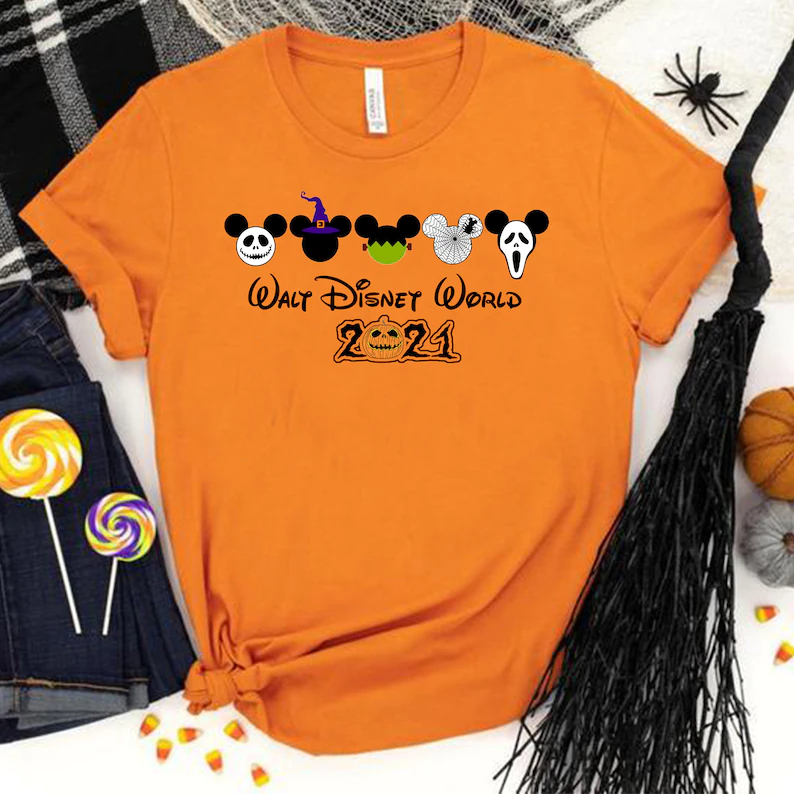 Mickey Walt Disney World 2021 Halloween - Mickey Mouse Costumes T-Shirt