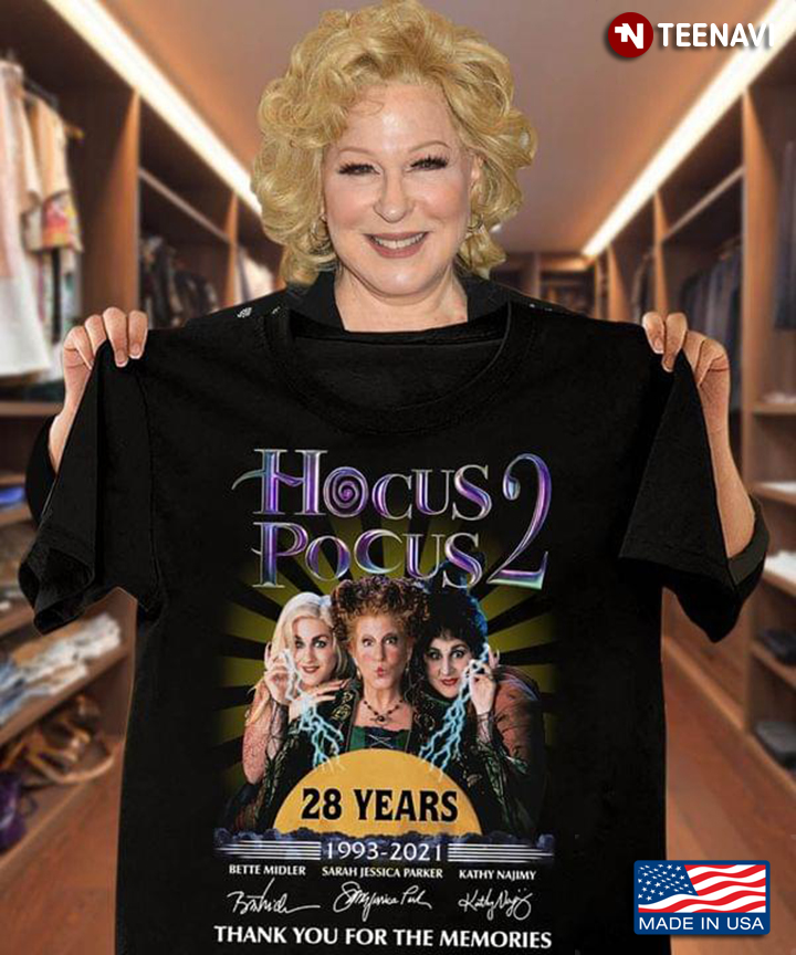 Hocus Pocus Version 2 - 28 Years 1993-2021 Thank You For The Memories Signatures