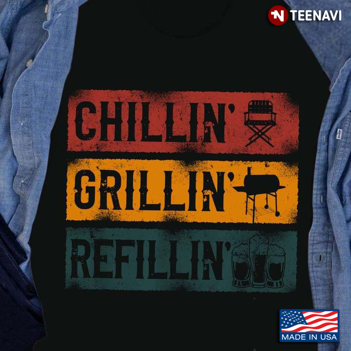 BBQ Smoker Chillin’ Grillin’ Refillin’