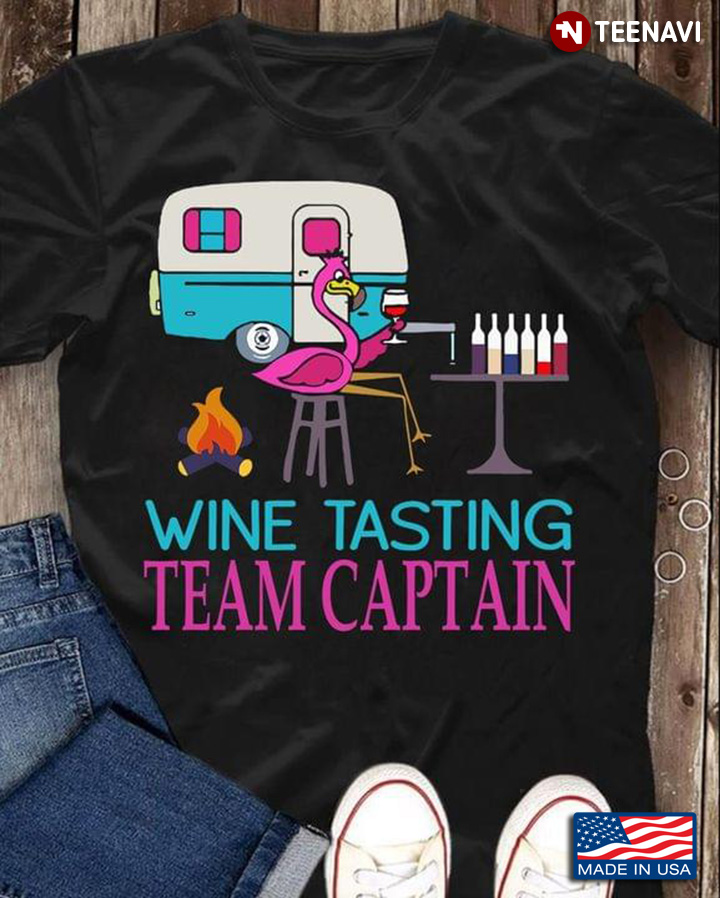 Wine Tasting Team Captain Flamingo