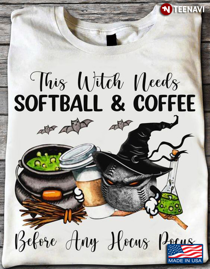This Witch Needs Coffee Before Any Hocus Pocus T-Shirt