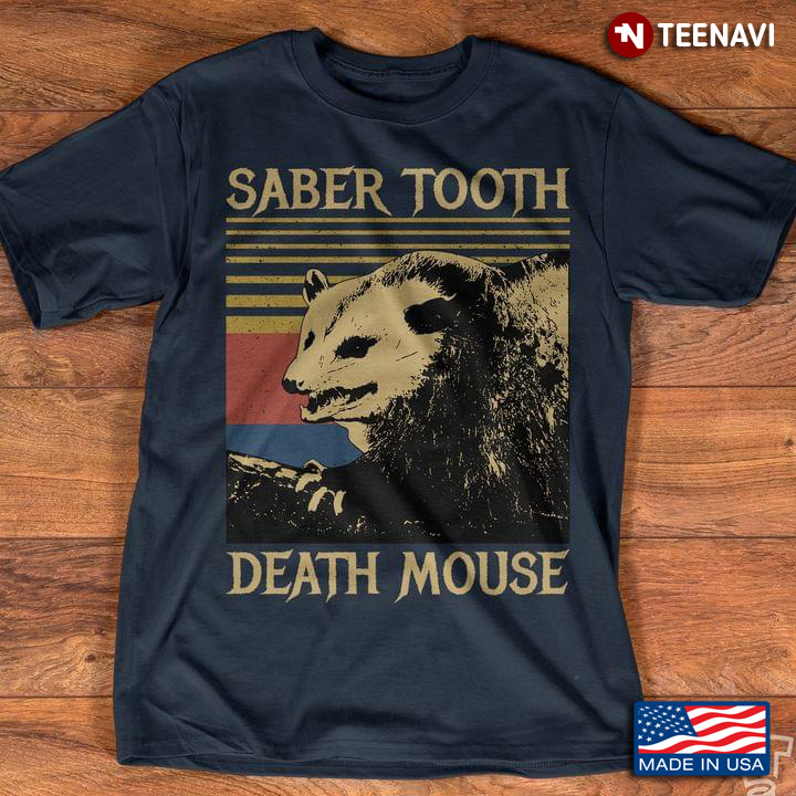 Funny Saber Tooth Death Mouse Wrong Animal