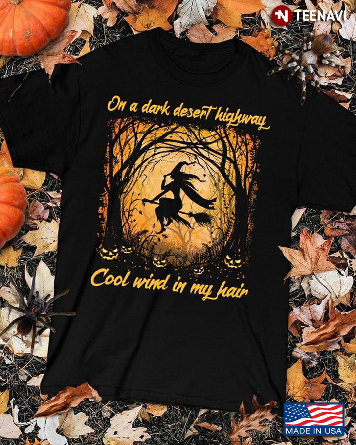 Witch Riding Brooms On A Dark Highways Cool Wind In My Hair Halloween
