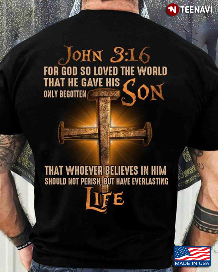 John 3:16 For God So Loved The World That He Gave His Only Begotten Son
