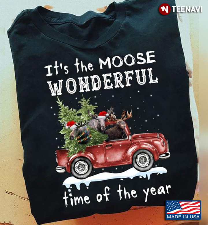 It’s The Moose Wonderful Time Of The Year Funny Christmas Gift